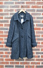 *wow* Isabel Marant Étoile Sample Ladies Herringbone Tweed Wool Coat Uk10 Medium