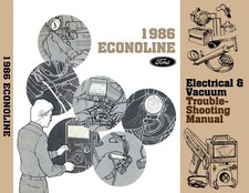 1986 Ford Econoline Electrical Vacuum Troubleshooting Manual - COLOR