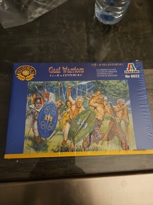 Italeri 6022 1/72 Scale Kit I Century BC. Gauls Warriors, Factory Shrinkwrapped 