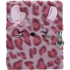Depesche TOPModel Cosy Cat Pink Diary with Heart Lock & Keys