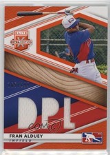 2020 Panini Elite Extra Edition DPL Material Orange /199 Fran Alduey 19kh