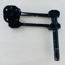 Barra de montaje de joystick oscilante para silla de ruedas eléctrica doble brazo ajustable