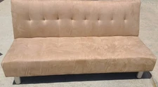 Beige Futon Couch For Sale: 70 X 44 LOCAL PICKUP ONLY USED COUCH/USED FUTON