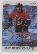 2020-21 Upper Deck Allure Iced Out Blue Auto Mark Giordano #IO-7 Auto 13up