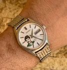 RARE Vintage Seiko Seikomatic-P Saddam Hussein Iraq Portrait Watch Boxed 35mm