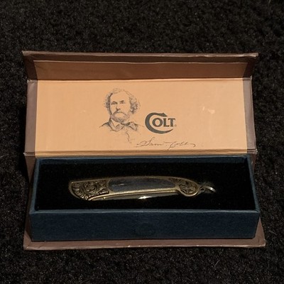 Colt CT-328 Collectible Folding Pocket or Keychain Knife W/Box. Only 1 Anywhere