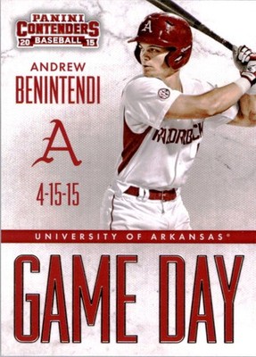 2015 Panini Contenders Game Day Ticket #5 Andrew Benintendi - BB