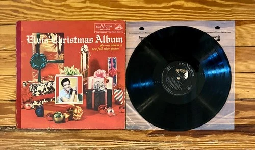 Elvis Presley: Elvis' Christmas Album LP Vinyl US Mono OG 1957 Pressing VG/G+