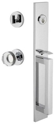 Viaggio QADCLOCLOC_ESET_238_DG Quadrato Full Plate Keyed Entry - Chrome
