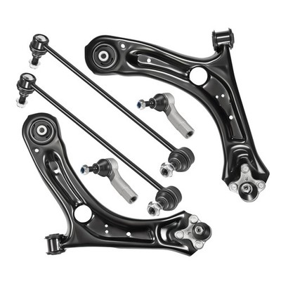 FWD Front Lower Control Arms Sway Bars Tie Rods Kit for 2012-2022 Passat Beetle