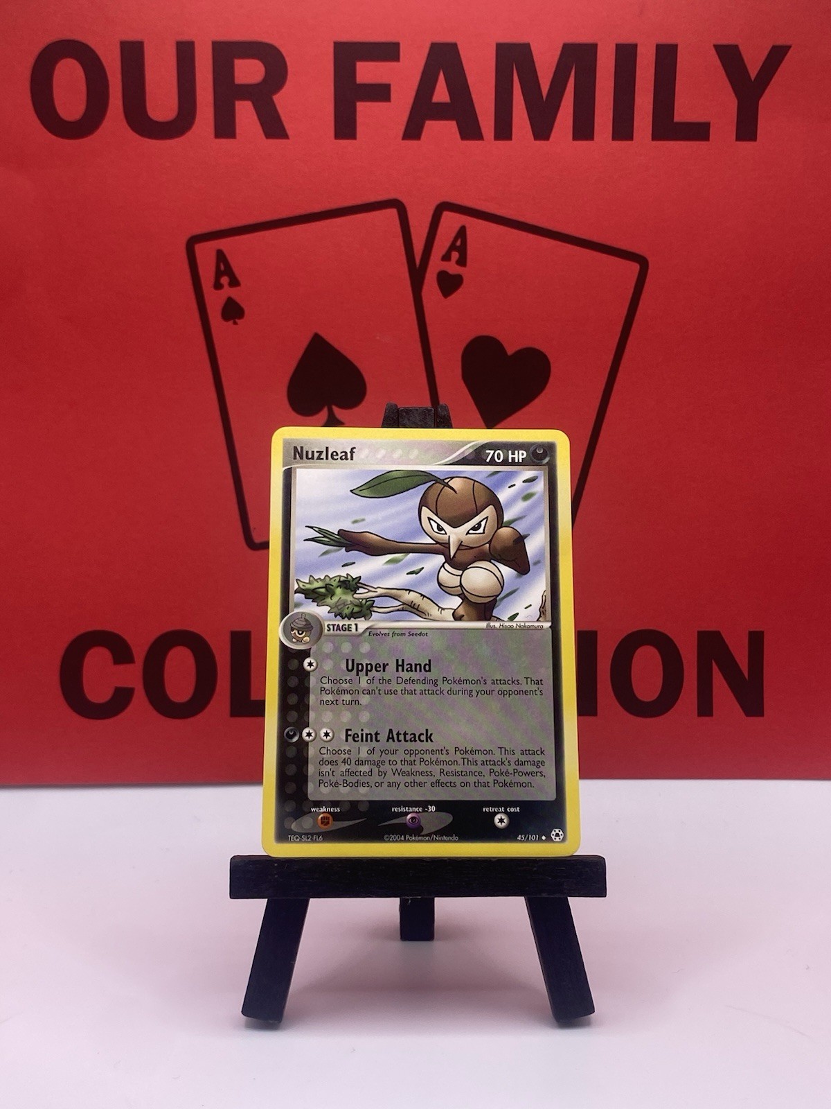 Nuzleaf 45/101 EX Hidden Legends Regular Pokemon TCG 2004