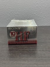 Sony HF High Fidelity Audio Cassette 60 Minute Normal Bias Blank Tapes 8 Pack 