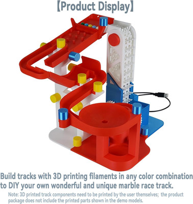 3D Printing DIY Creative Model Hardware Kit 4-PC Set Bambu Lab Makerworld Marble
