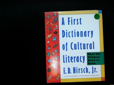 First Dictionary of Cultural Literacy 1989 First Edition Dust Jacket