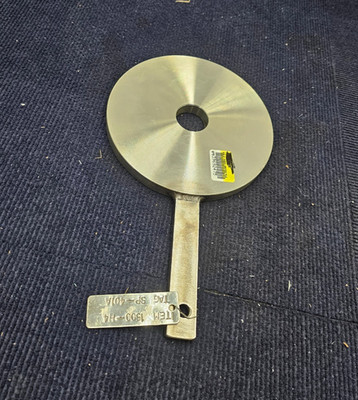 1500-H4 SP-401A Paddle Type Orifice Plate Steel 7-1/2'' OD x 12-1/2'' Length