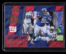 Damon Harrison 2017 Panini Absolute #10 Unsung Heroes Retail
