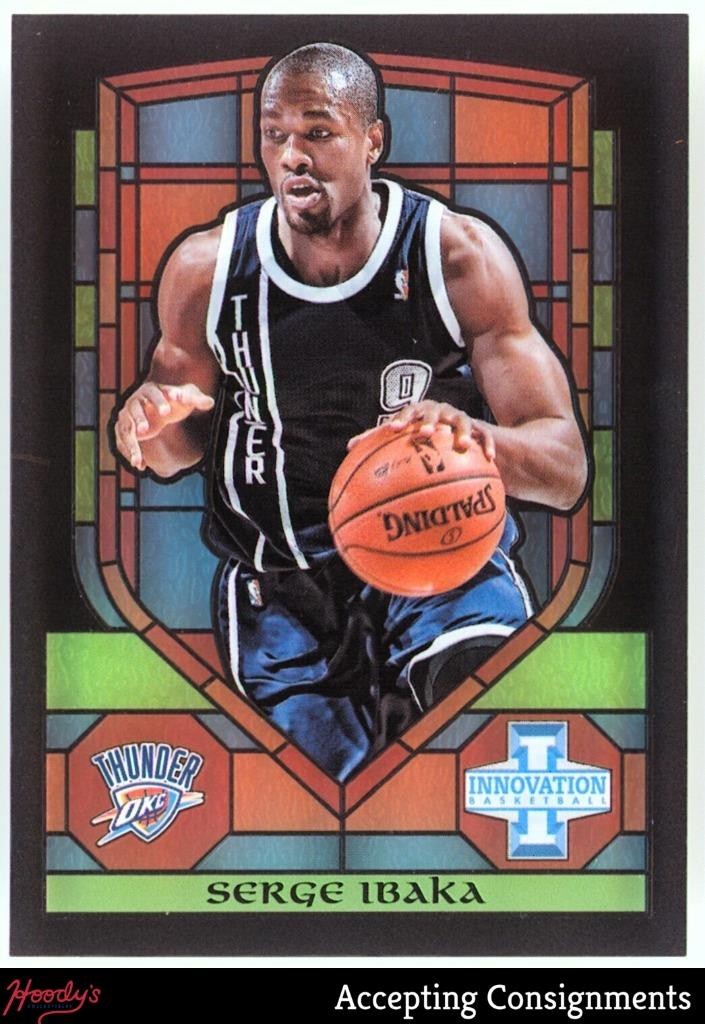 2013-14 Innovation Stained Glass #21 Serge Ibaka THUNDER SP