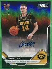 Bennett Stirtz 2025-26 Bowman U Now March Madness Auto Black 3/10 Iowa Hawkeyes