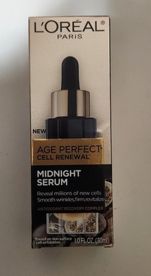 L'Oreal Paris Age Perfect Anti-Aging Midnight Face Serum Reduce Wrinkles 1oz