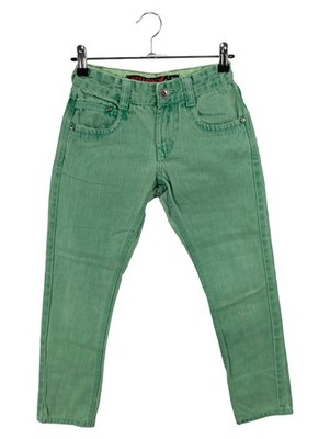 Million X Jeans Straight Leg Grün Größe 128