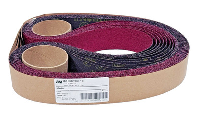 10X 3M Cubitron ll Cloth Belt 964F, 36+ 2  in x 60 in, Film-lok, Single-flex