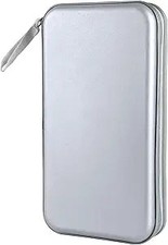 CD/DVD Case Holder Wallet 80 Capacity Hard Plastic