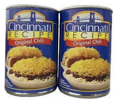Traditional Cincinnati Recipe Original Chili 15 oz (2 Cans)