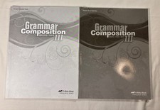 ABeka Grammar  Composition III 5th ed Quizzes  Tests/Quiz  Test Key