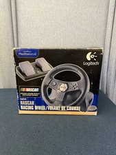 Logitech Nascar Racing Steering Wheel & Pedal...