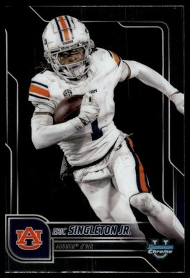 2025 Bowman University Chrome #186 Eric Singleton Jr.