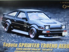 Inno64, TOYOTA SPRINTER TRUENO AE86 BLACK LIMITED, TEC-ARTS, Trackerz-Fest