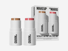 NIB Makeup by Mario Mini Sculpt Pop On-The-Go Cream Contour Blush Stick -Light