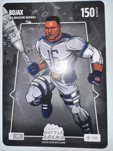 2026 Bo Jackson Battle Arena Bojax P-8 PSA Magazine Exclusive SP Steel 150 Power