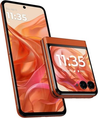 Motorola Razr 50 PAYB0011US 256GB Spritz Orange Factory Unlocked