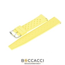 TROPIC 20mm Yellow Tropic Silicone Watch Strap, Easy-Fit NEW 