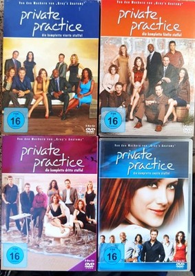 Private Practice die komplette Staffel 2, 3 , 4 , 5 sehr guter Zustand DVD