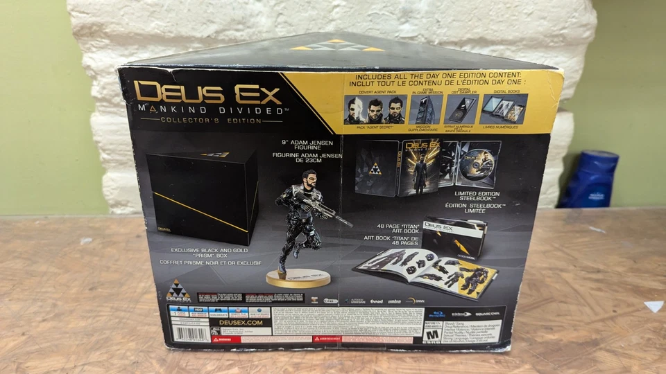 Deus Ex: Mankind Divided Collector's Edition Sony PlayStation 4, 2016 *NO GAME* - Image 3 of 4