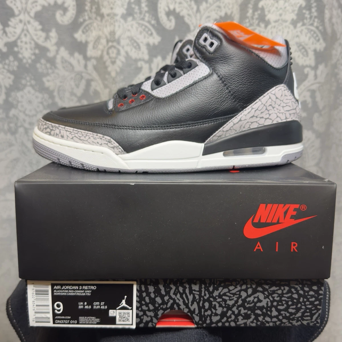 Jordan 3 Retro Black for Sale | Authenticity Guaranteed | eBay