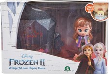 Giocattolo Frozen Anna Whisper and Glow Bambola 6 cm che si Illumina con Casa