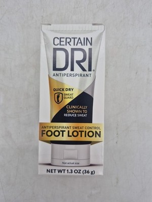 Antiperspirant Foot Lotion, 24-Hour Sweat & Odor Protection, Quick-Drying & N...