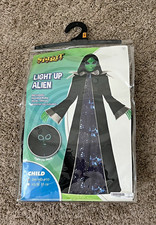 Spirit Light Up Alien Child Costume Complete Outfit w/ Mask SM/MD 4-10