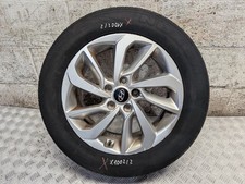 HYUNDAI TUCSON 2016 17" INCH ALLOY WHEEL WITH DAMAGED TYRE 7J ET51