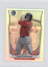 2014 Bowman Scout Top 5 Prospects Mini Chrome Refractors Garin Cecchini 0l1