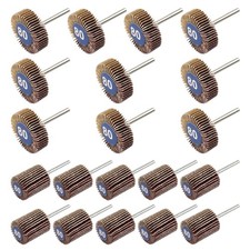 80 Grit 1/8" Shank Flap Wheel Sander Set for Dremel Rotary Power Tool Sanding