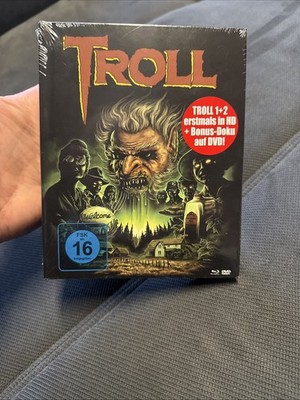 Troll 1 + 2 Double Feature Blu Ray Mediabook aus Sammlung Neu & OVP