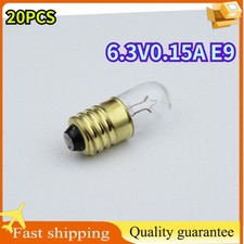 20PCS xiang yang 6.3V0.15A E9 ship lamp instrument bulbs Microscope optics