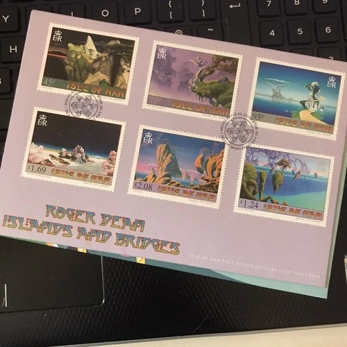 Isle of Man 2016 ROGER DEAN ISLANDS & BRIDGES First Day Cover FDC UNADDRESSED