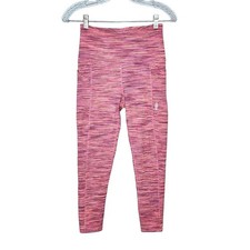 Free People Movement Hybrid Yoga High Rise Cropped Leggings Pink Size Small