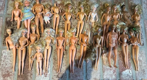 New ListingVintage Lot Of 19+Mattel Barbie Dolls Body 1966 Up Nude And Heads READ