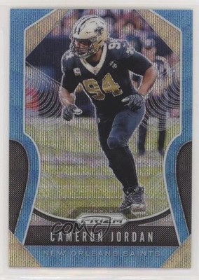2019 Panini Prizm Blue Wave Prizm 117/199 Cameron Jordan #189 0c2